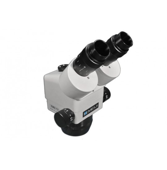 EMZ-12 -(0.4X - 2.5X) Binocular Zoom Stereo with N.V.I ( Near Vertical Illumination Port (Inlet), Working Distance 185mm (7.28”) Microscope Body