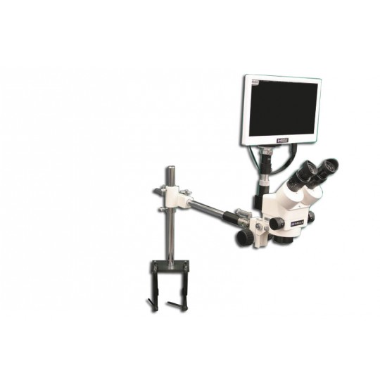 EMZ-13TR + MA502 + FS + S-4600 + MA151/35/03 + HD1000-LITE-M (WHITE) (10X - 70X) Stand Configuration System, W.D. 90mm (3.54")