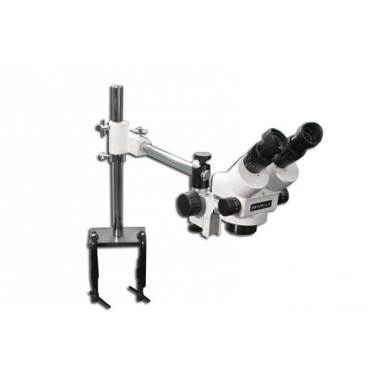 EMZ-5 + MA502 + F + S-4500 (WHITE) (7X - 45X) Stand Configuration System, Working Distance: 93mm (3.66")