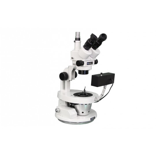 GEMZ-5TR (7X–90X) Trinocular SVH BF/DF Zoom Gem Microscope, Working Distance: 93mm (3.66") [DISCONTINUED]