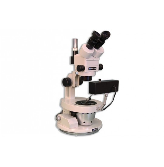 GEMZ-8TR (7X–90X) Trinocular SVH BF/DF Zoom Gem Microscope, Working Distance: 104mm (4.09") 