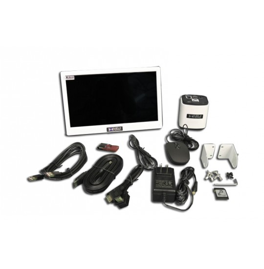 HD4000K-M - 4K, 8MP, HDMI, Ethernet/LAN, and USB3.0 Dual Channel with 11.8" Monitor Real-time Live Stitching and EDF