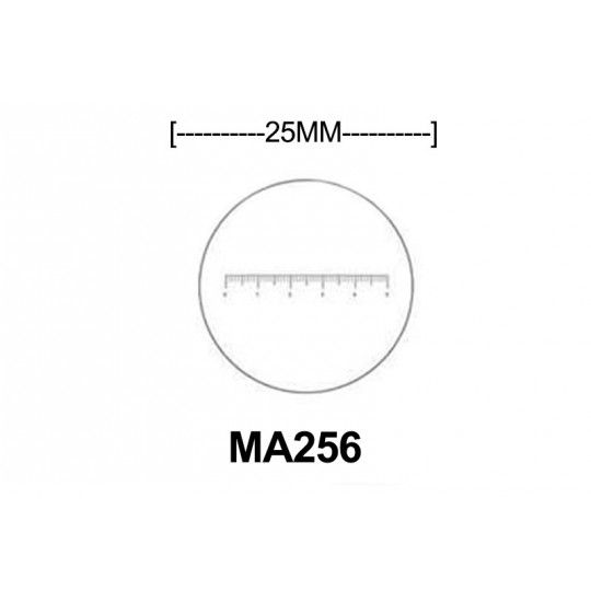 MA256 Linear scale, 5mm divided into 100 units Eyepiece Micrometer