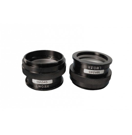 MA545 Auxiliary Lens 0.3X W.D. 326mm for EMZ-10 and Z-7100 [DISCONTINUED]