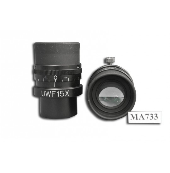 MA733 Ultra Widefield 15x Eyepieces with Cross-Line Reticle