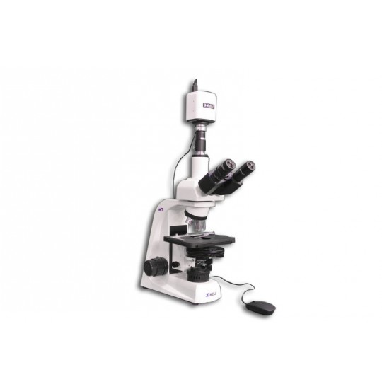 MT4310H-HD1500MET/0.3 40X-400X Biological Compound Trino Brightfield/Phase Contrast with Infinity Corrected 4X BF, 10X PH, 40X PH, Halogen with HD Camera (HD1500MET)