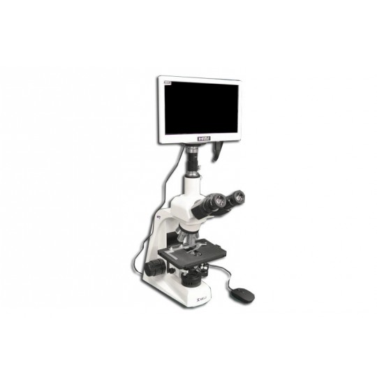 MT5300L-HD1500MET-M-AF/0.3 LED 40X-1000X Advanced Biological Trinocular Brightfield Compound Microscope with HD Auto-focusing Camera Monitor (HD1500MET-M-AF)