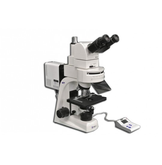 MT6300ECL Ergonomic Tilting Trinocular 10° to 50° degrees Epi-Fluorescence Biological  Microscope with LED Light Source