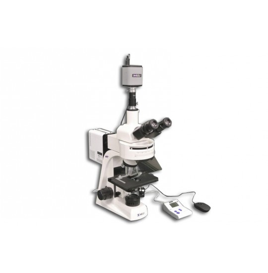 MT6300CL-HD1000-LITE/0.3 100X-1000X Trinocular Epi-Fluorescence Biological Microscope with LED Light Source with HD Camera (HD1000-LITE)