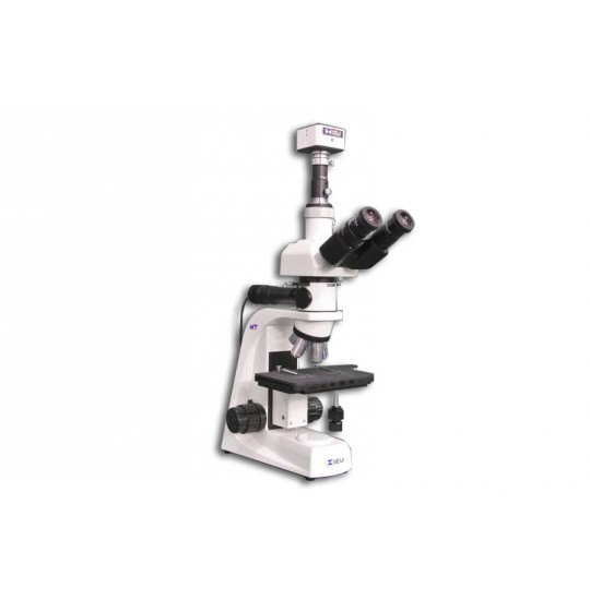MT7100L-HD2500T/0.7 50X-500X LED Trino Brightfield Metallurgical Microscope with Incident Light Only and HD Camera (HD2500T)