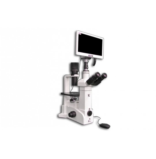 TC-5200-HD1000-LITE-M/0.3 100X, 200X Trinocular Inverted Brightfield Biological Microscope and HD Camera (HD1000-LITE-M)