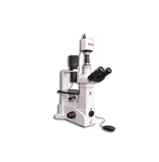 TC-5200-HD1500MET-AF/0.3 100X, 200X Trinocular Inverted Brightfield Biological Microscope and HD Camera (HD1500MET-AF)