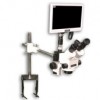 EMZ-13TR + MA502 + F + S-4500 + MA151/35/03 + HD1500MET-M (WHITE) (10X - 70X) Stand Configuration System, W.D. 90mm (3.54")