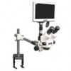 EMZ-13TRH + MA522 + FS + S-4600 + MA151/35/03 + HD1500MET-M (WHITE) (10X - 70X) Stand Configuration System, Working Distance: 90mm (3.54")