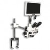 EMZ-5TR + MA502 + F + S-4500 + MA151/35/03 + HD1500TM (WHITE )(7X - 45X) Stand Configuration System, Working Distance: 93mm (3.66")