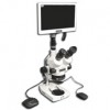 EMZ-5TR + MA502 + P + MA961C/40 (Cool White) + MA151/35/03 + HD1500TM (7X - 45X) Stand Configuration System, Working Distance: 93mm (3.66")