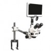 EMZ-5TRH + MA522 + FS + S-4600 + MA151/35/03 + HD1500MET-M (WHITE) (7X - 45X) Stand Configuration System, Working Distance: 93mm (3.66")