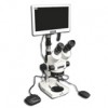 EMZ-8TR + MA502 + P + MA961D/40 (Daylight) + MA151/35/03 + HD1500MET-M (7X - 45X) Stand Configuration System, Working Distance: 104mm (4.09")