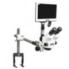 EMZ-8TRH + MA522 + FS + S-4600 + MA151/35/03 + HD1500MET-M (WHITE) (7X - 45X) Stand Configuration System, Working Distance: 104mm (4.09")