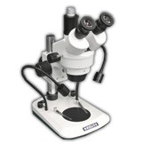EM-61-Trinocular Stereo Zoom Microscope (0.7X-4.5X) with Dual arm LED Incident Light