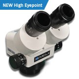 EMZ-10H High Eyepoint (0.7x - 4.5x) Binocular  Zoom Stereo Body, Greenough Design, Working Distance 4.3" (110mm) Microscope Body