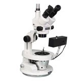 GEMZ-5TR (7X–90X) Trinocular SVH BF/DF Zoom Gem Microscope, Working Distance: 93mm (3.66") [DISCONTINUED]