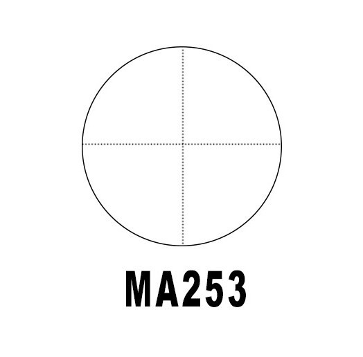 MA253 Cross-line reticle with dotted lines
