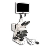 MT6300CL-HD1500MET-M/0.3 100X-1000X Trinocular Epi-Fluorescence Biological Microscope with LED Light Source with HD Camera Monitor (HD1500MET-M)