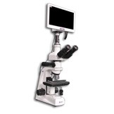 MT7100L-HD1500MET-M/0.3 50X-500X LED Trino Brightfield Metallurgical Microscope with Incident Light Only and HD Camera Monitor (HD1500MET-M)