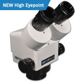 EMZ-13H (1.0x - 7.0x) Bino Zoom Stereo Body, High Eyepoint Capability Working Distance 3.54" (90mm)