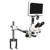 EMZ-5TR + MA502 + FS + S-4600 + MA151/35/03 + HD1500MET-M (WHITE) (7X - 45X) Stand Configuration System, W.D. 93mm (3.66")