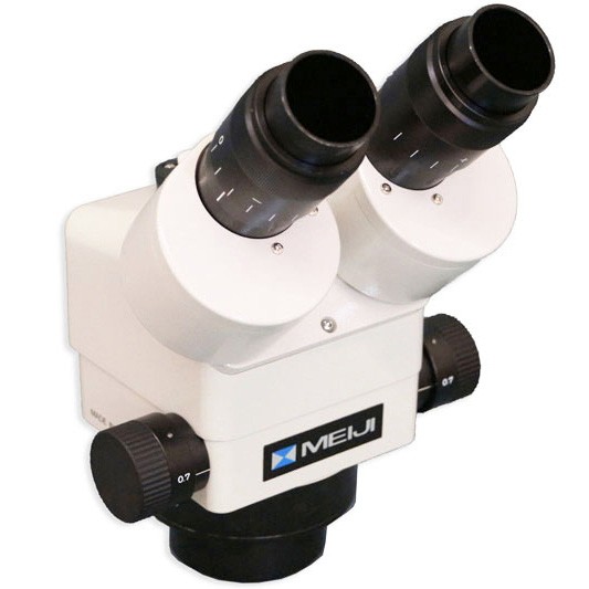 EMZ-8U (0.7x - 4.5x) Binocular Stereo Zoom, Greenough Design, Working Distance 4.3" (104mm) with Top Light Port inlet