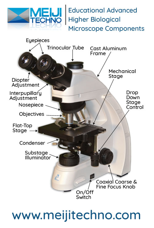 Eductional Advance Higher Biological Microscope