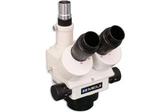 EMZ-5TR, Stereo Zoom Trinocular Microscope Head, Magnification (0.7X-0.45X), W.D. 93mm (3.66″)