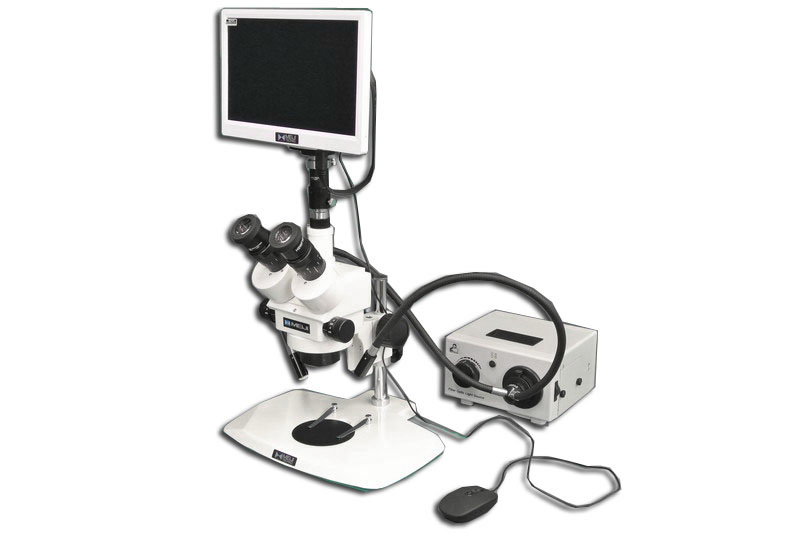 EMZ-5TRH + MA522 + PK + FT191 + MA151/35/03 + HD1500TM, Stereo Zoom Trinocular Stand Configuration System, Magnification (7X - 45X), W.D. 93mm (3.66") - Image 8